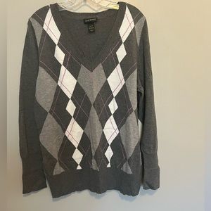 Lane Bryant 22/24, lightweight argyle sweater